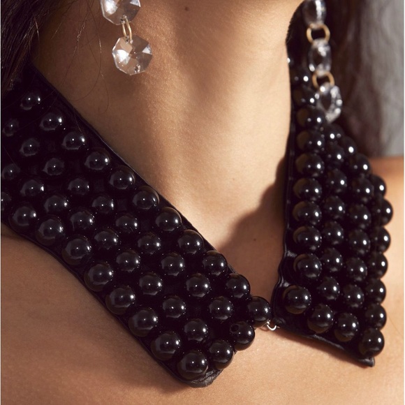 Maeuve Beaded Black Chocker NWT - Picture 1 of 5